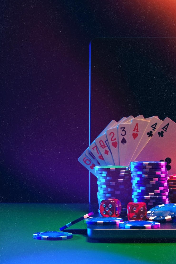 Dealer profesional menjalankan permainan blackjack langsung di layar